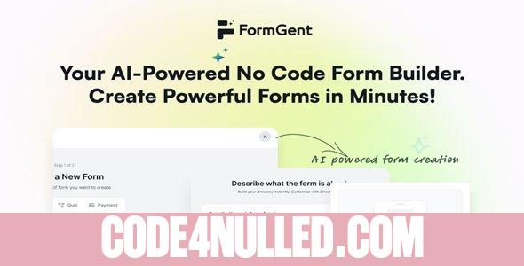 FormGent Pro v0.5.0 - Next Generation AI Form Builder in WordPress