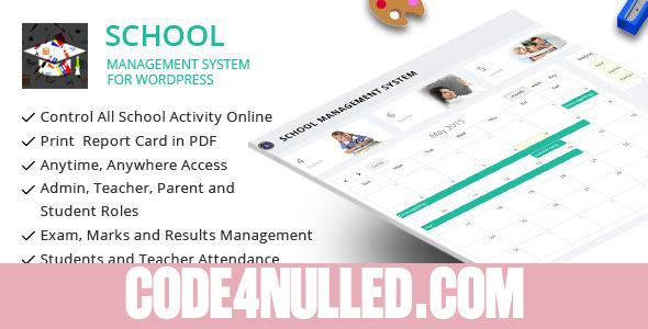 School Management System for Wordpress