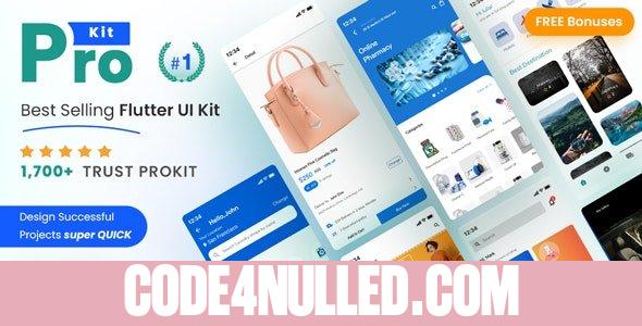 ProKit v5.10.0 - Best Selling Flutter UI Kit