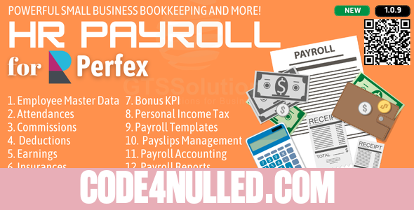HR Payroll module for Perfex CRM v1.0.9
