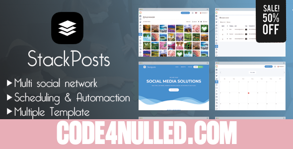Stackposts v2.2 - Social Marketing Tool