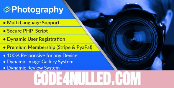Photography - Dynamic Photographer Management Syestem and Directory Script