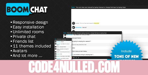 Boomchat - Responsive PHP/AJAX Chat