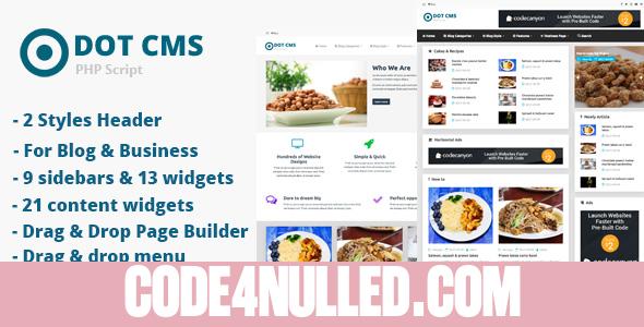 DOT Micro CMS v1.0.1 - PHP Script