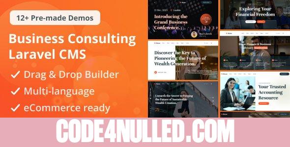 Bione v1.4.0 - Business Consulting Laravel CMS With Live Page Builder - nulled