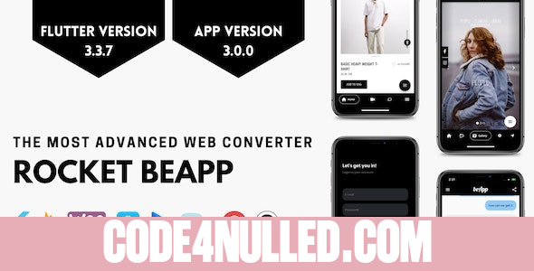 Rocket BeApp v3.2.0 - Flutter Web Converter