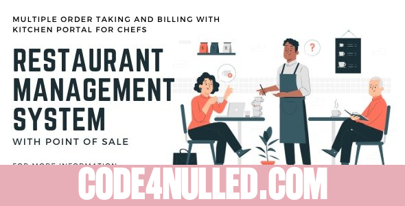 Restaurant POS v1.0 - Restaurant management system with kitchen display