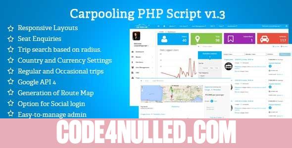 Carpooling / Ridesharing Script