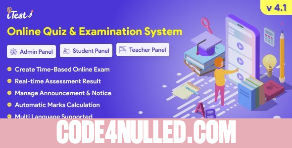 iTest v4.1 - Online Quiz & Examination System