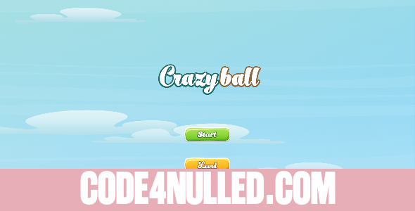 Crazy Ball - Android Game With Admob And Facebook Share