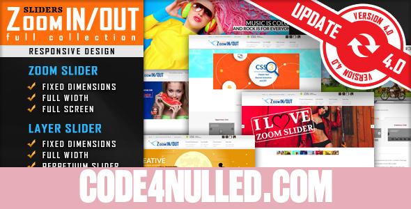 jquery Slider Zoom In/Out Effect Fully Responsive