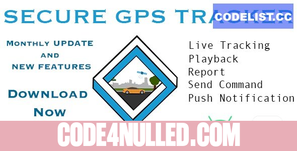 Secure GPS Tracker using traccar (Android and IOS)