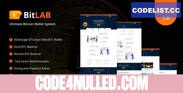 BitLab v1.0 - Ultimate Bitcoin Wallet System - nulled