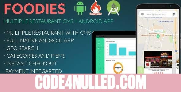 Foodies v1.2 - Multiple Restaurant Management System CMS
