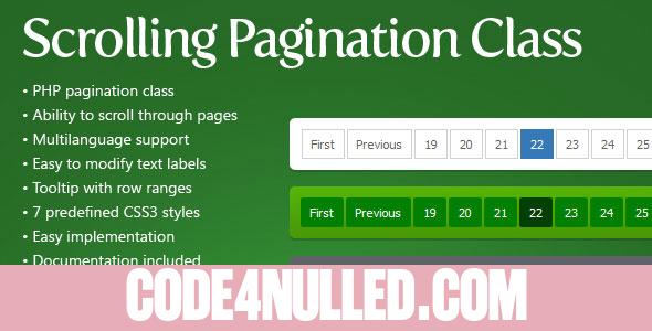 Scrolling Pagination Class