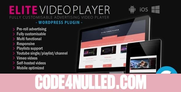 Elite Video Player v2.0.6 - WordPress plugin
