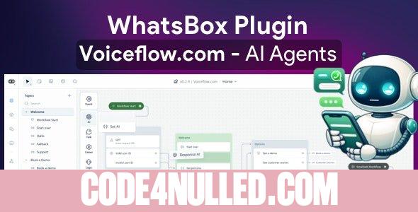 VoiceFlow AI agent for WhatsApp v1.2 - Plugin for WhatsBox