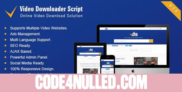 Video Downloader Script v1.3 - All In One Video Downloader