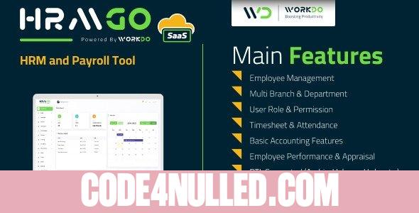 HRMGo SaaS v5.9 - HRM and Payroll Tool - nulled
