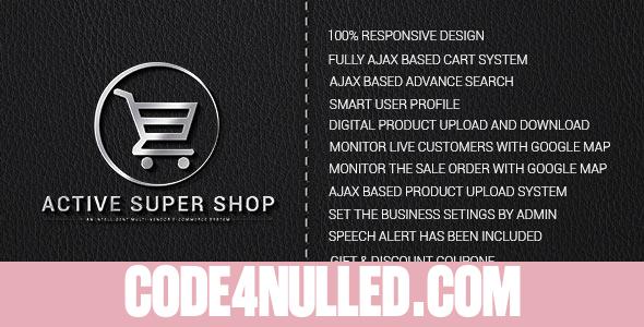 Active Super Shop Multi-vendor CMS v1.3