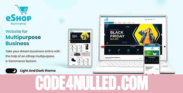 eShop v3.0.2 - Ecommerce / Store Website - nulled