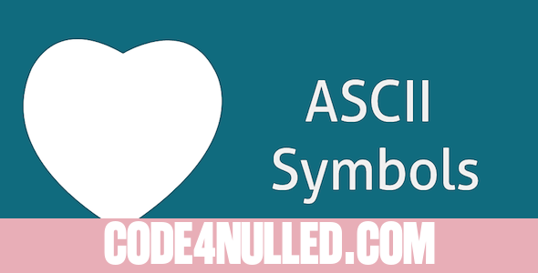 ASCII Text Symbols - Top Android App