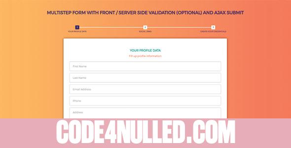 MultiStep Form with Ajax Submit