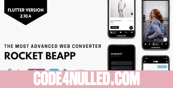 Rocket BeApp v2.1 - Flutter Web Converter