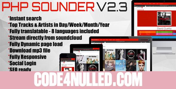 PHP SOUNDER V2.3  Music Search Engine