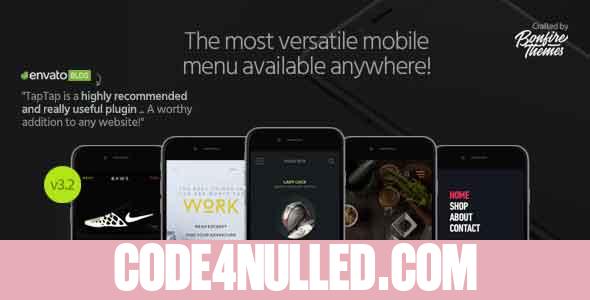 TapTap v3.2 - A Super Customizable WordPress Mobile Menu