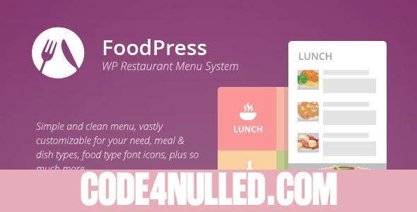 foodpress v1.5.3 - Restaurant Menu & Reservation Plugin