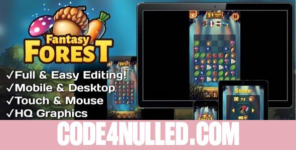Fantasy Forest v1.0 - HTML5 + Mobile Game (Construct 3)