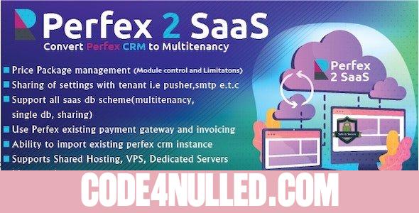 Perfex CRM SaaS Module v0.1.2 - Transform Your Perfex CRM into a Powerful Multi-Tenancy Solution