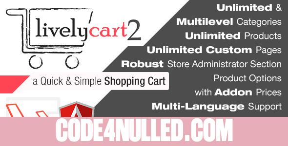 LivelyCart 2 - a Quick and Simple JavaScript PHP Shopping Cart