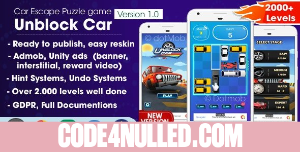 Unblock Car v1.0 - Unity Complete Project