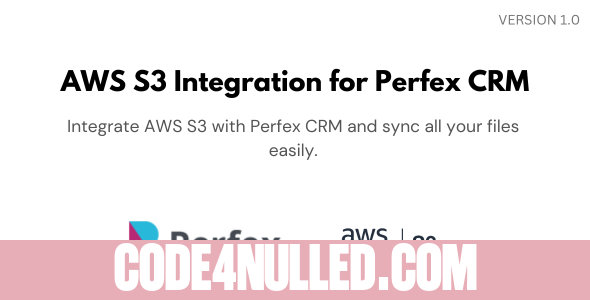 AWS S3 Integration for Perfex CRM v1.0