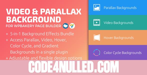 Video & Parallax Backgrounds For WPBakery Page Builder v4.8