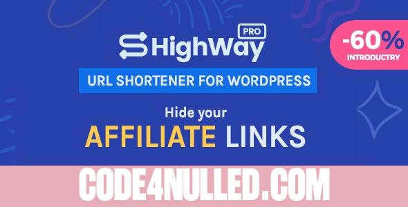 HighWayPro v1.5.3 - Ultimate URL Shortener & Link Cloaker for WordPress