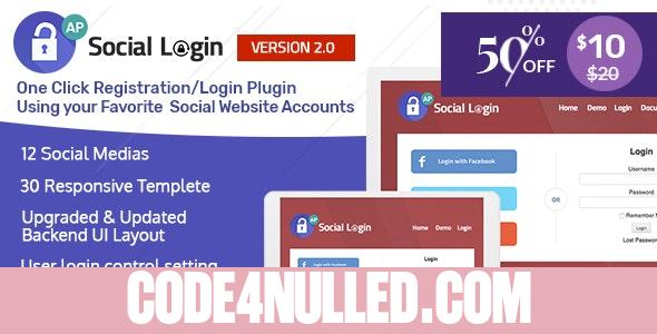 Social Login WordPress Plugin v2.0.3 - AccessPress Social Login