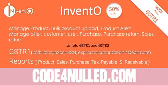 InventO v2.1 - Accounting | Billing | Inventory (GST Compliance with GSTR1 & GSTR2 Integrated)