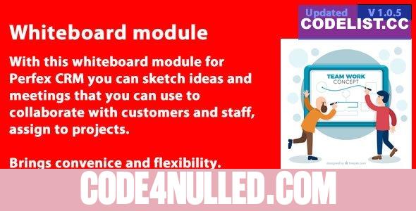 Whiteboard module for Perfex CRM v1.0.5