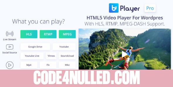 bzplayer Pro v1.3 - Live Streaming Player WordPress Plugin