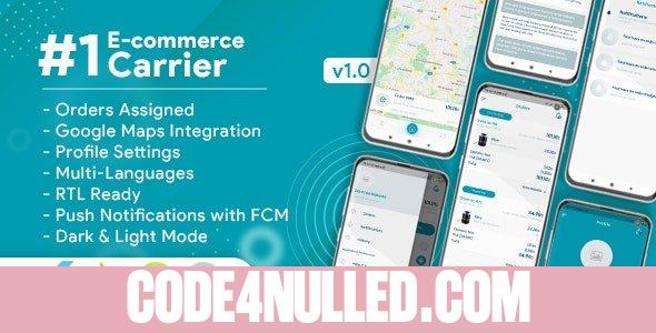 Carrier For E-Commerce Flutter App v1.0