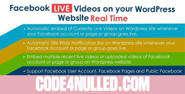 Facebook Live Video Auto Embed for WordPress v3.0.1