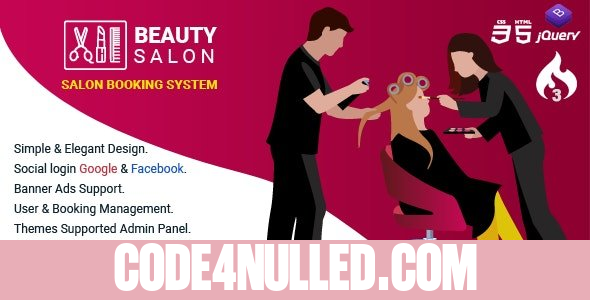 Salon Booking Management System v1.3.0