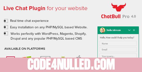 ChatBull Pro v4.2.3 - PHP Live Chat Support with Desktop and Mobile App