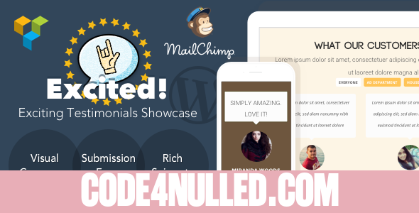 Testimonials Showcase for WordPress v1.3.2 - Excited!