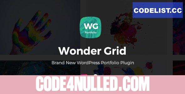 Wonder Grid v1.0.7 - WordPress Portfolio Plugin