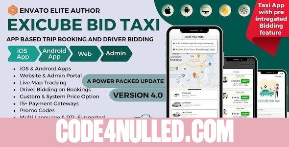 Exicube Bid Taxi App v4.0.0