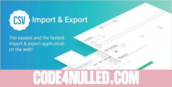 CSV Import & CSV Export v1.1.0